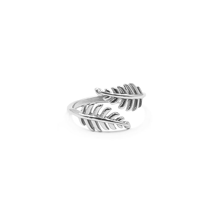Goddess Collection - Silver Laurel Leaf Ring (Wholesale)