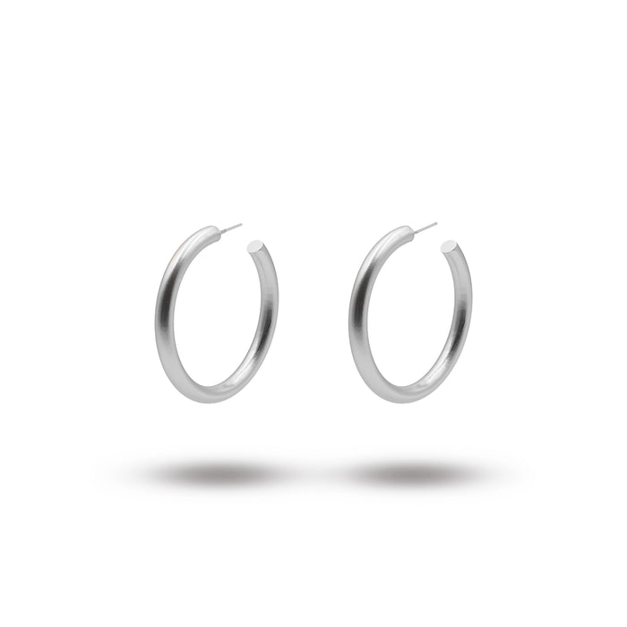 Goddess Collection - Silver Maira Earrings 1.5 (Wholesale)