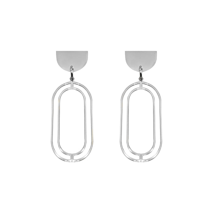Goddess Collection - Silver Olivia Earrings (Wholesale)