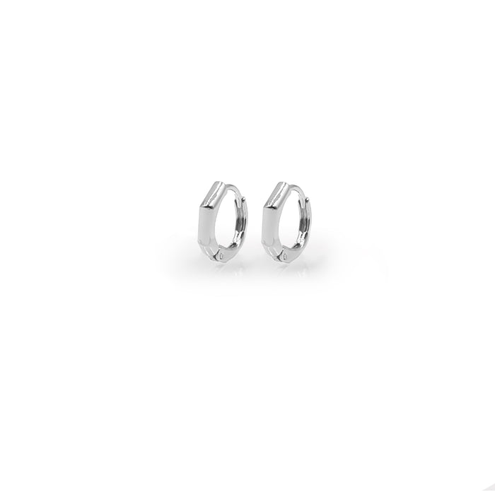 Goddess Collection - Silver Omega Earrings