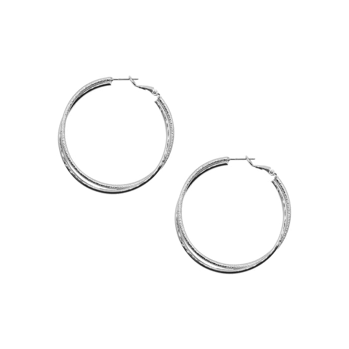 Goddess Collection - Silver Sunniva Earrings 1.5