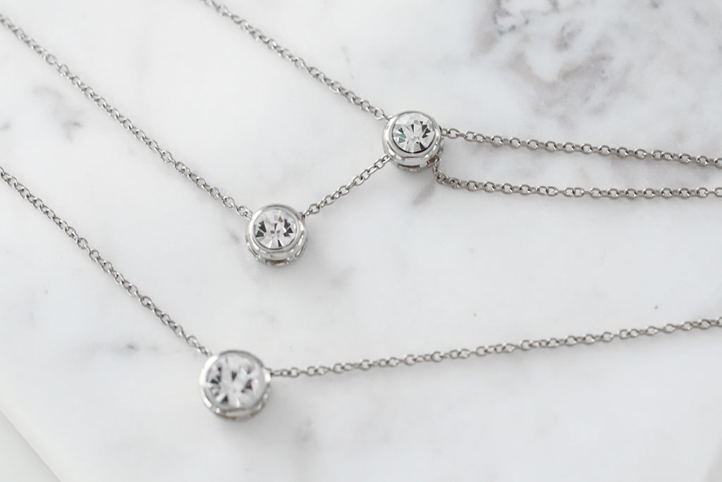 Goddess Collection - Silver Trinity Necklace