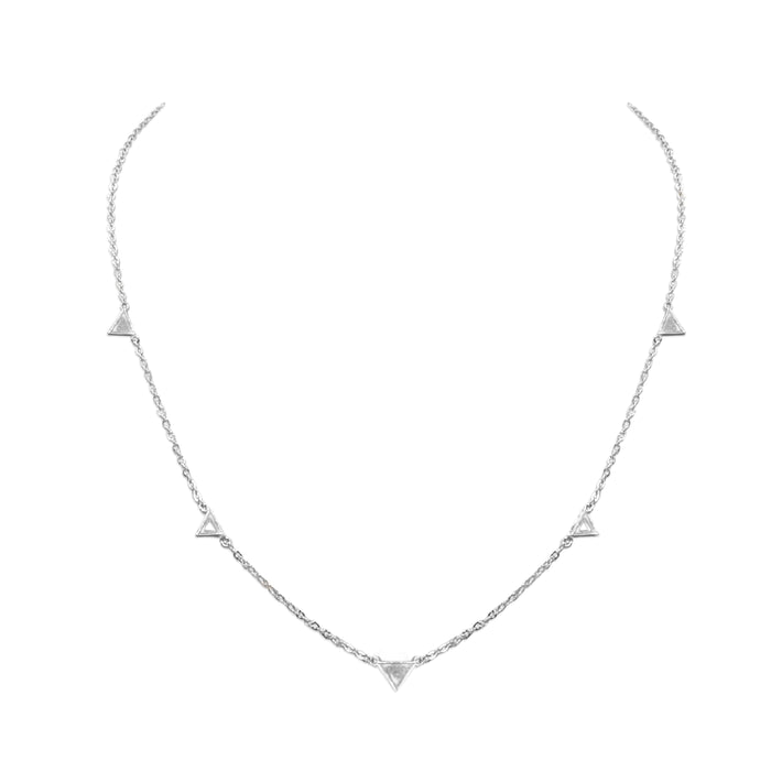 Goddess Collection - Silver Tron Necklace (Wholesale)