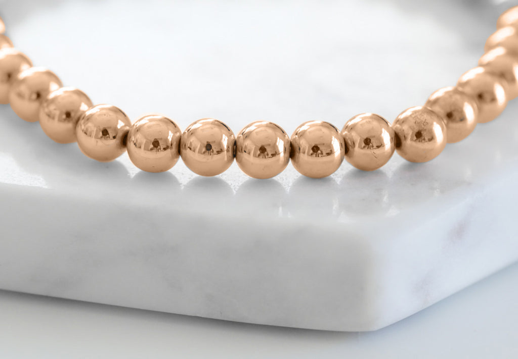Goddess Collection - Rose Gold Demi Bracelet 6mm