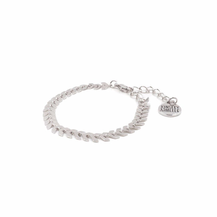 Goddess Collection - Silver Lance Bracelet (Wholesale) - Kinsley Armelle