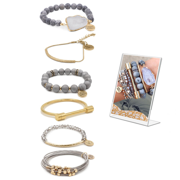 Golden Bracelet Stack (Wholesale)