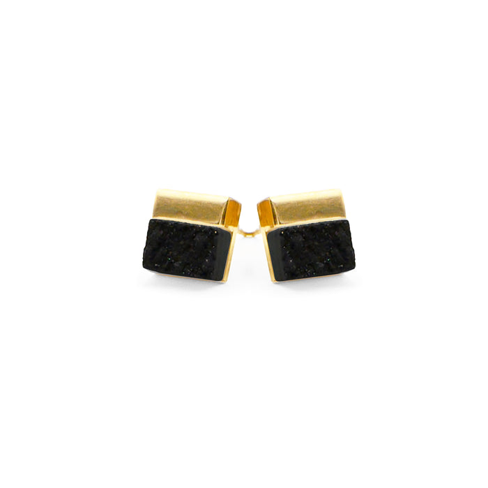 Gracie Collection - Raven Quartz Stud Earrings (Wholesale)