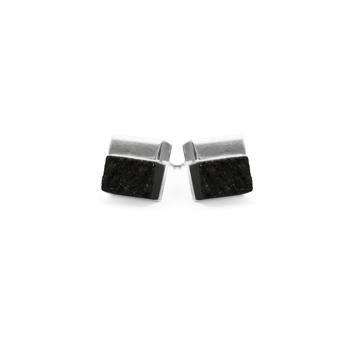 Gracie Collection - Silver Raven Quartz Stud Earrings (Ambassador)