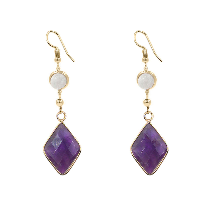Indra Collection - Merlot Diamond Earrings (Limited Edition)