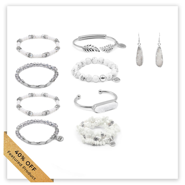 Silver Jenara Jewelry Set (Featured Product)