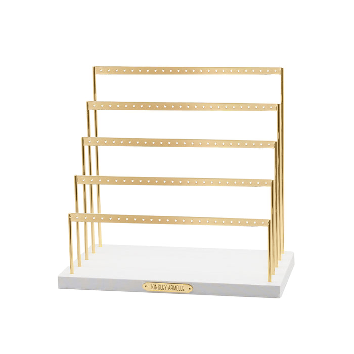 Organizer Collection - Gold Earring Ladder - 5 Rows (Ambassador)