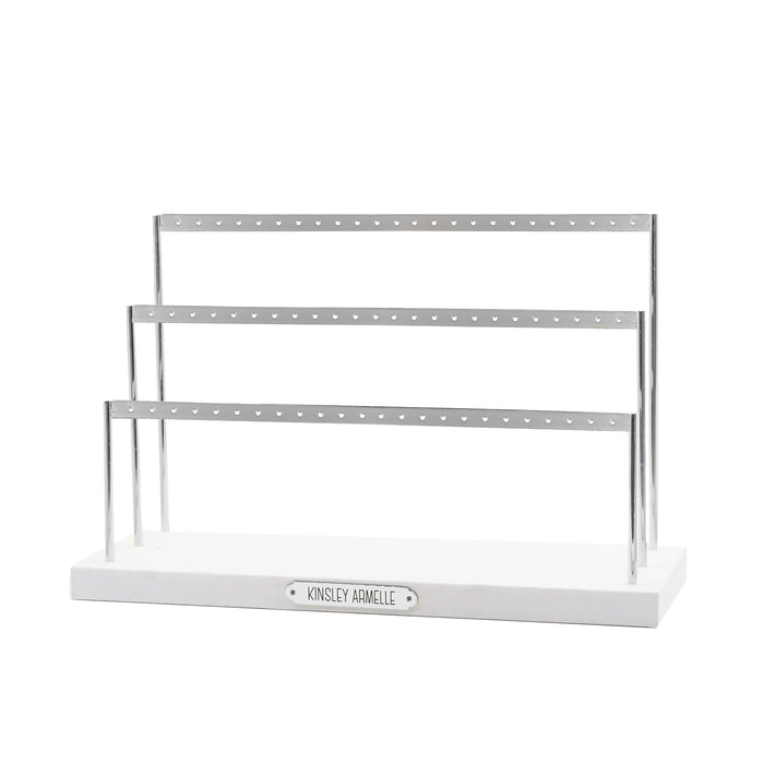 Organizer Collection - Silver Earring Ladder - 3 Rows (Ambassador)