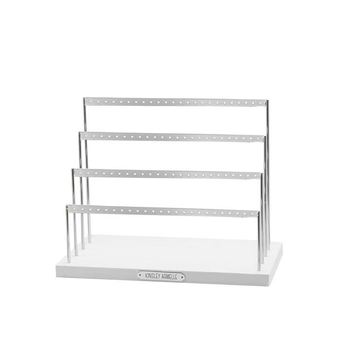 Organizer Collection - Silver Earring Ladder - 4 Rows (Ambassador)