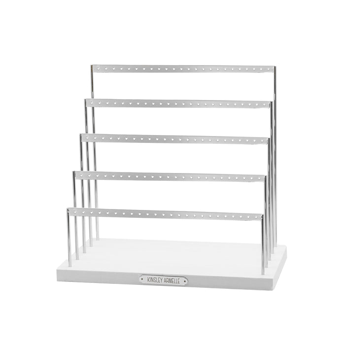 Organizer Collection - Silver Earring Ladder - 5 Rows (Ambassador)