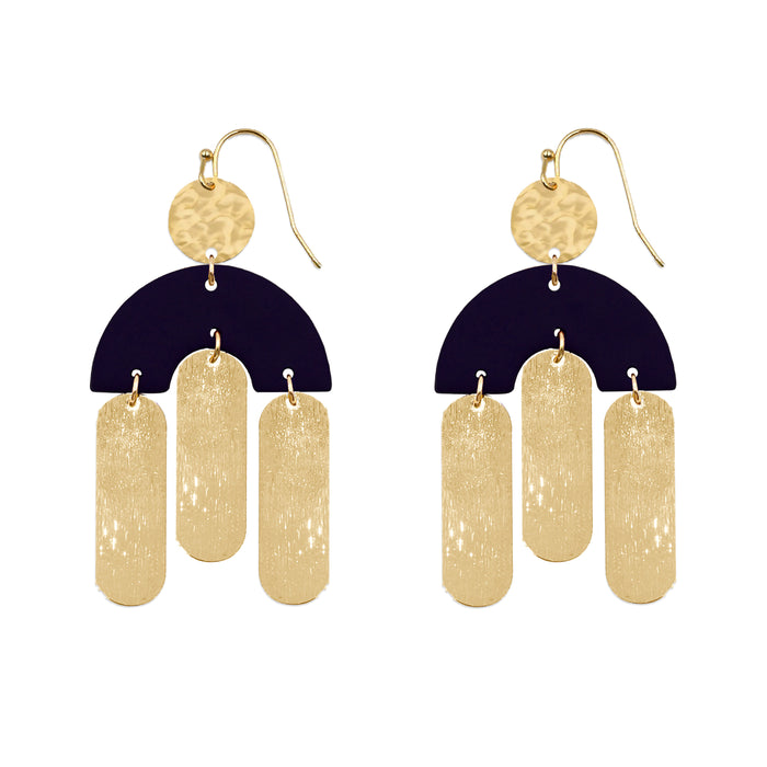 Kissa Collection - Navy Earrings (Wholesale)