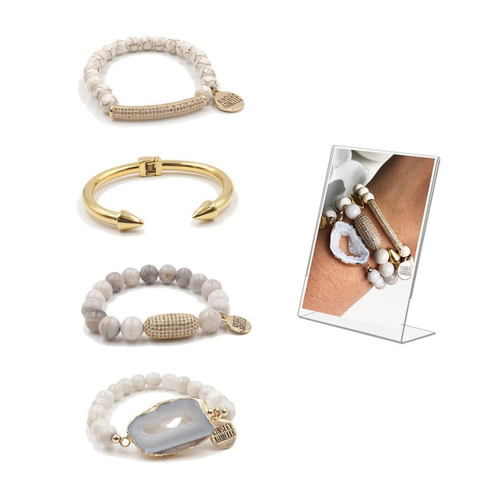Linen Bracelet Stack (Wholesale)