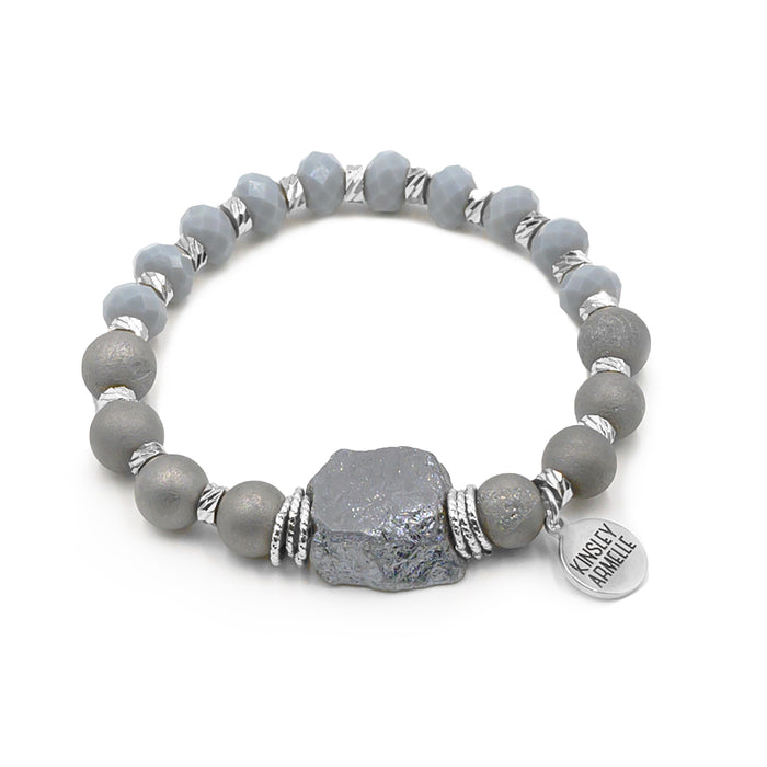 Lorelay Collection - Silver Slate Bracelet (Wholesale)