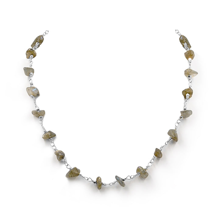 Luiza Collection - Silver Haze Necklace (Wholesale)