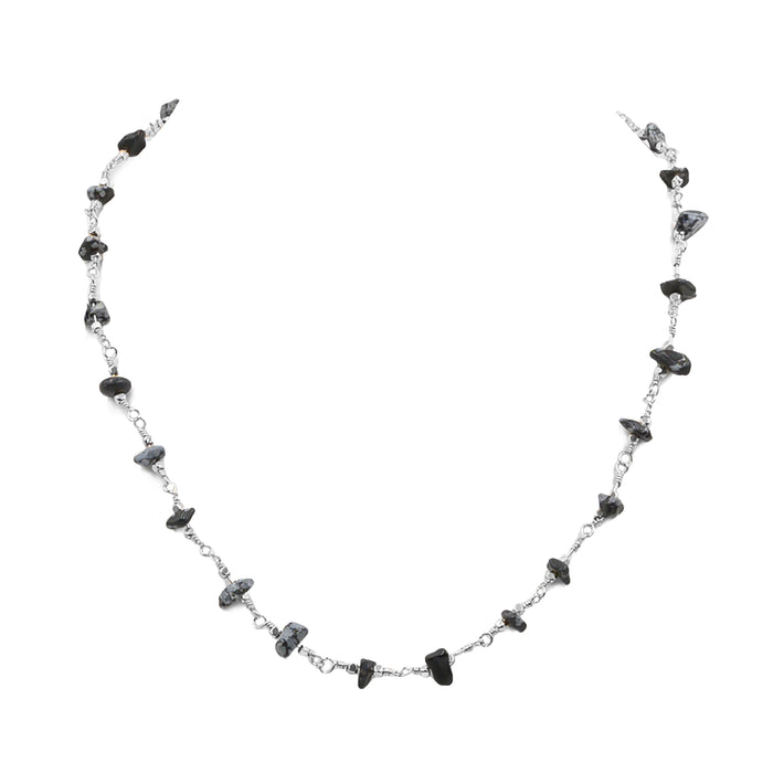 Luiza Collection - Silver Moxie Necklace (Wholesale)