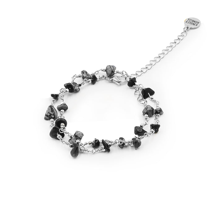 Luiza Collection - Silver Moxie Wrap Bracelet (Wholesale)