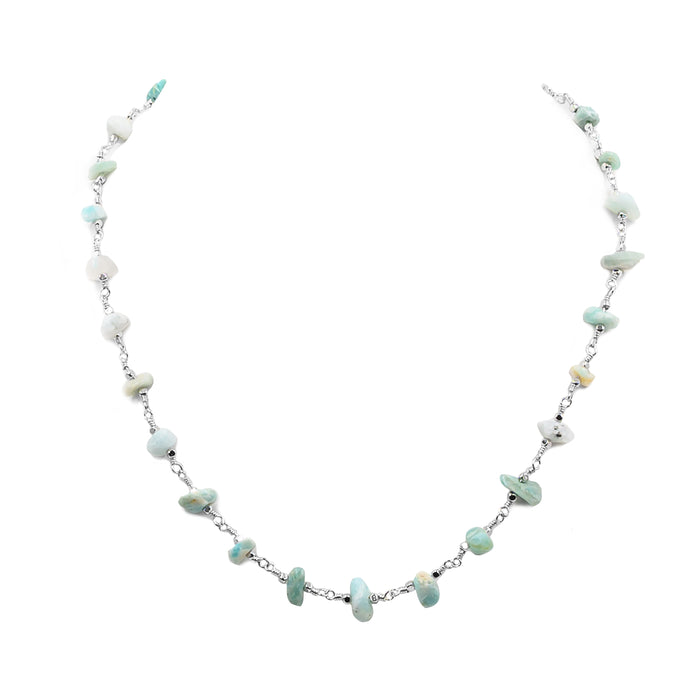 Luiza Collection - Silver Solar Necklace (Wholesale)