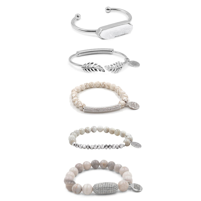 Silver Luxe Bracelet Stack (Ambassador)
