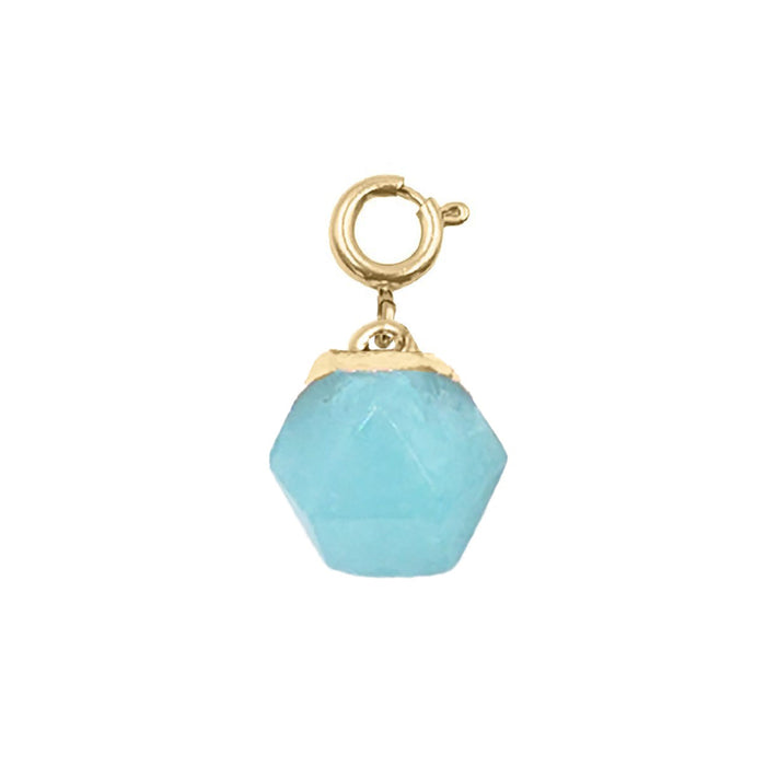 Maker Collection - Azure Icosahedron Charm