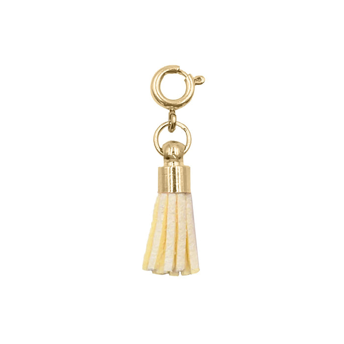 Maker Collection - Canary Suede Tassel Charm