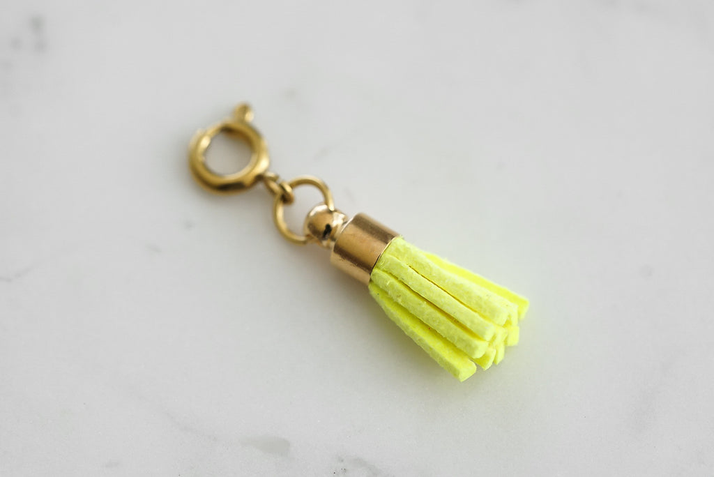 Maker Collection - Electra Suede Tassel Charm