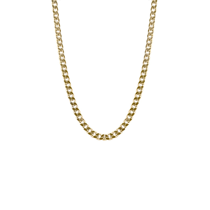 Maker Collection - Gold Curb Necklace Chain (Wholesale)