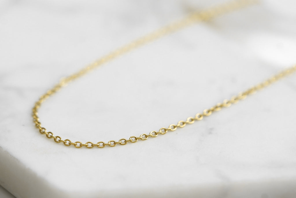 Maker Collection - Gold Loose Trace Necklace Chain