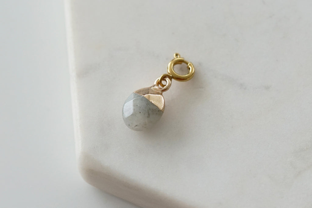 Maker Collection - Haze Dipped Oval Charm