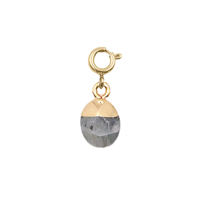 Maker Collection - Haze Dipped Oval Charm (Wholesale)
