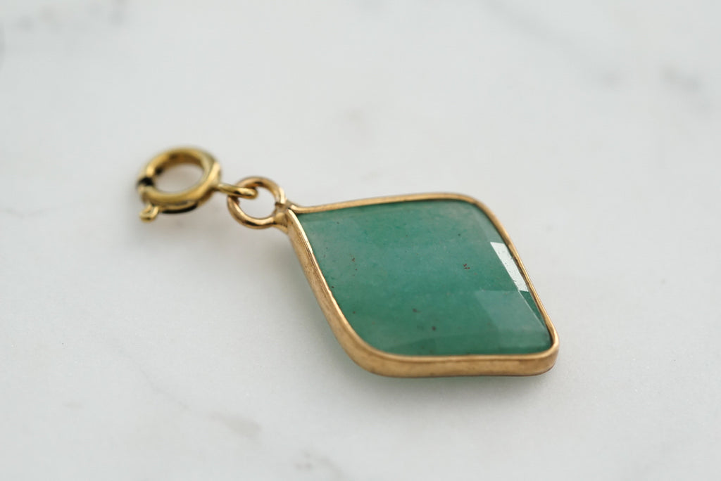 Maker Collection - Jade Diamond Charm