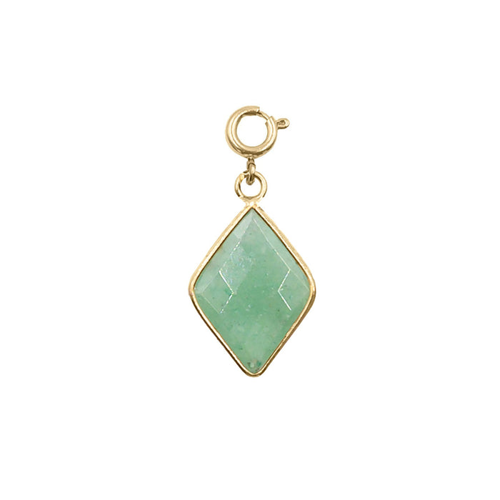 Maker Collection - Jade Diamond Charm