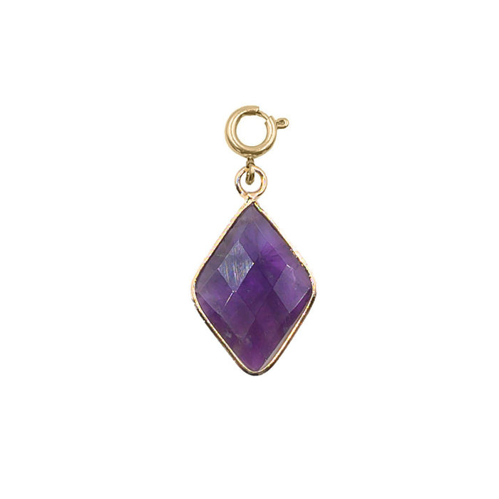 Maker Collection - Merlot Diamond Charm (Wholesale)