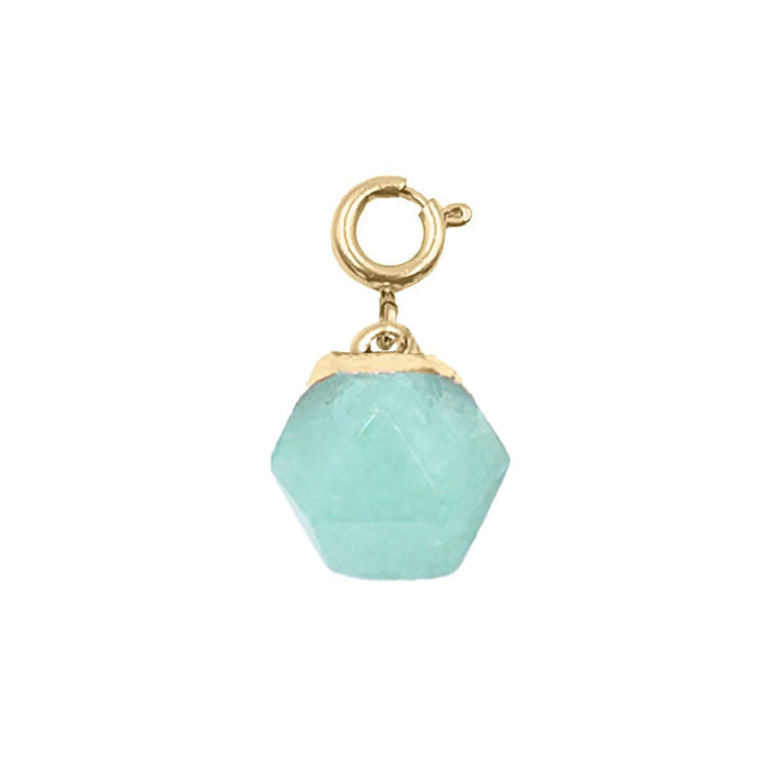Maker Collection - Mint Icosahedron Charm