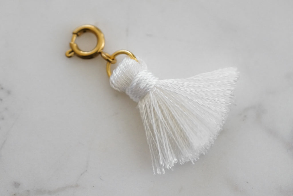 Maker Collection - Pearl Tassel Charm