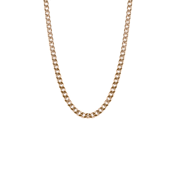 Maker Collection - Rose Gold Curb Necklace Chain
