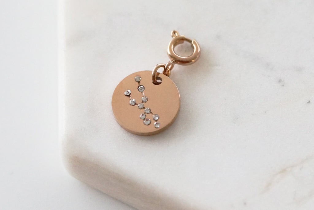 Maker Collection - Rose Gold Taurus Zodiac Charm (Apr 20 - May 20)