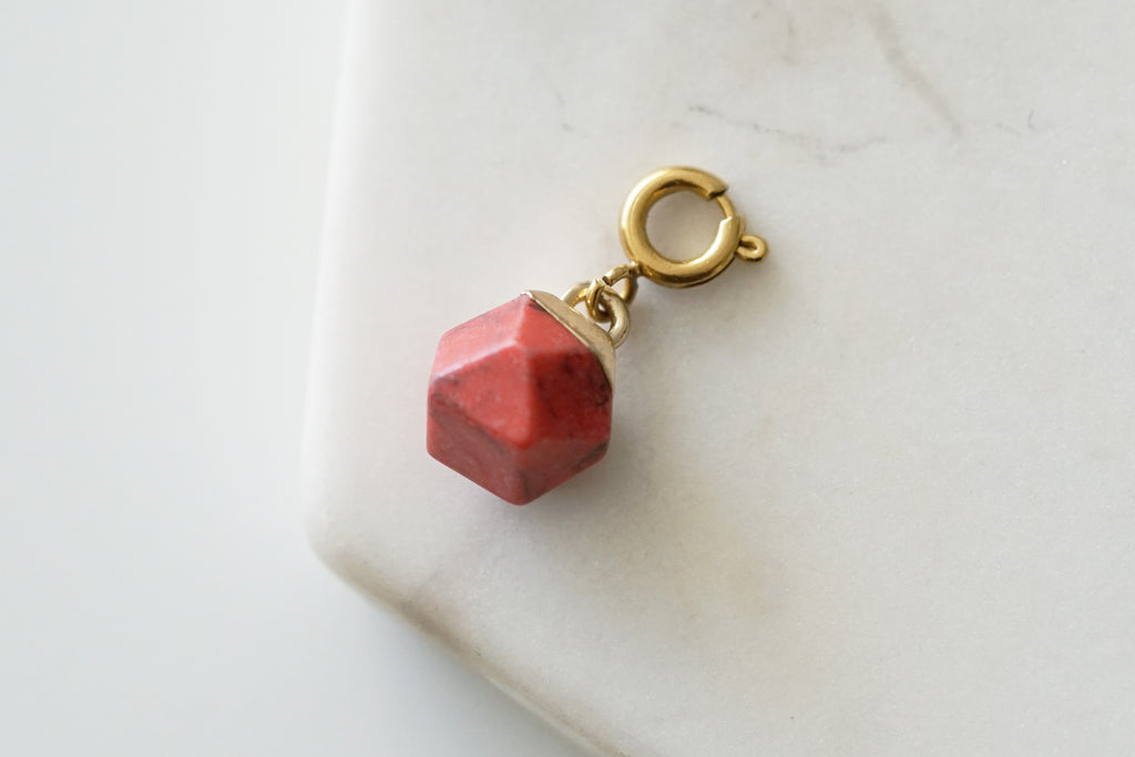 Maker Collection - Rouge Icosahedron Charm