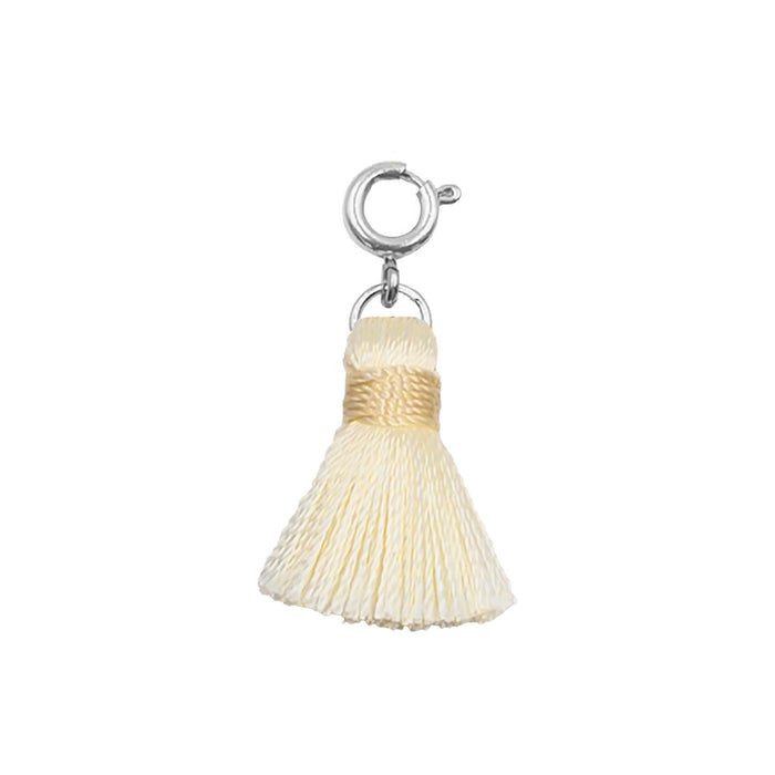 Maker Collection - Silver Astriaea Tassel Charm (Wholesale)