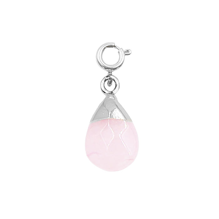 Maker Collection - Silver Ballet Dipped Teardrop Charm (Wholesale)