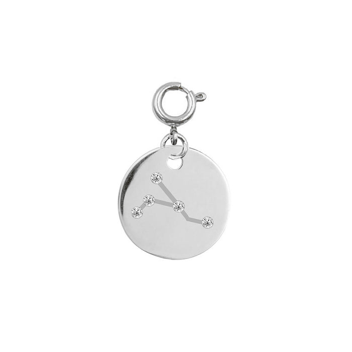 Maker Collection - Silver Cancer Zodiac Charm (Jun 21 - July 22) (Wholesale)