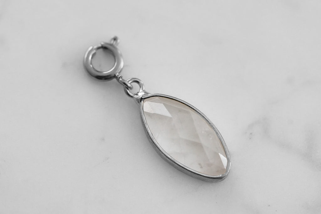 Maker Collection - Silver Crystal Glass Middleton Charm