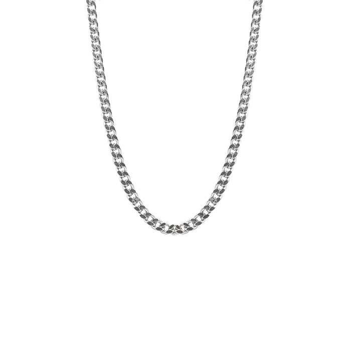 Maker Collection - Silver Curb Necklace Chain (Wholesale)