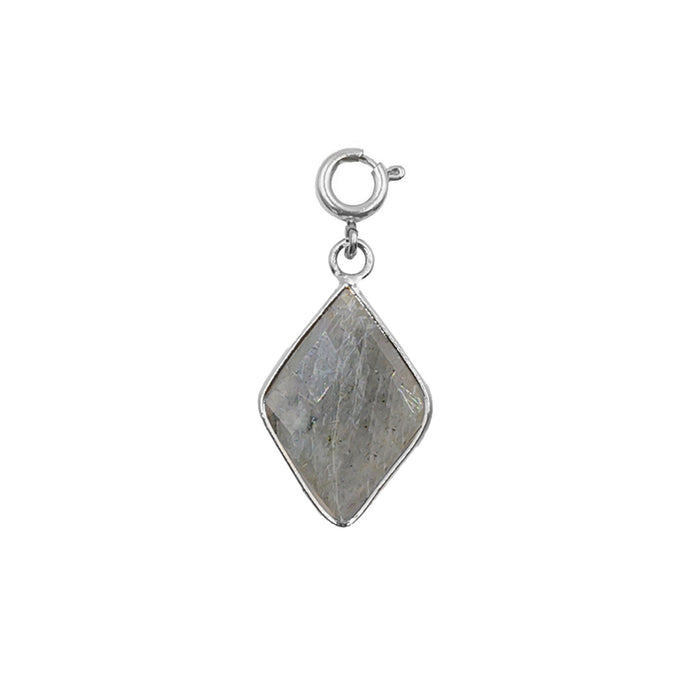 Maker Collection - Silver Haze Diamond Charm (Wholesale)