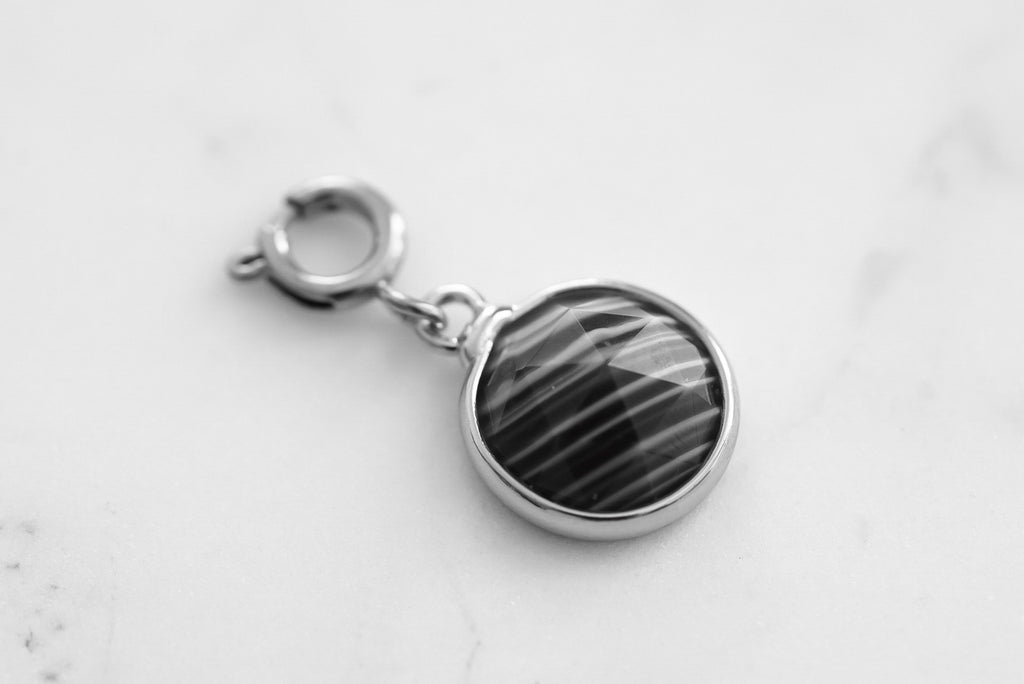 Maker Collection - Silver Heath Circle Charm
