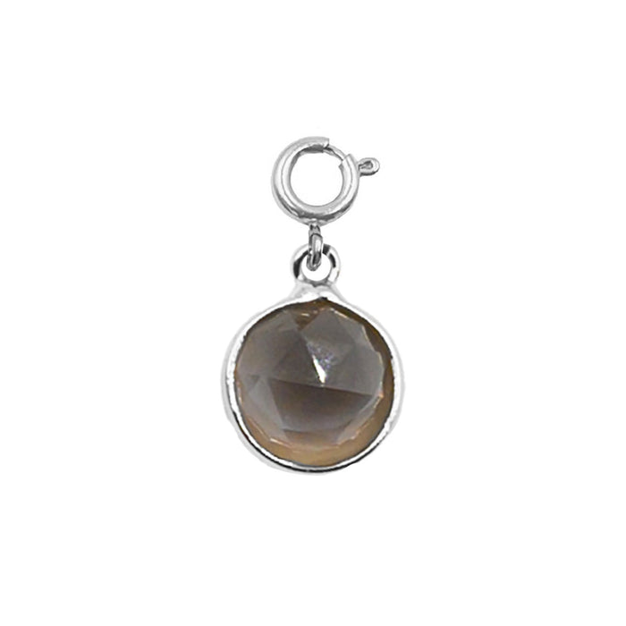 Maker Collection - Silver Heath Circle Charm (Wholesale)