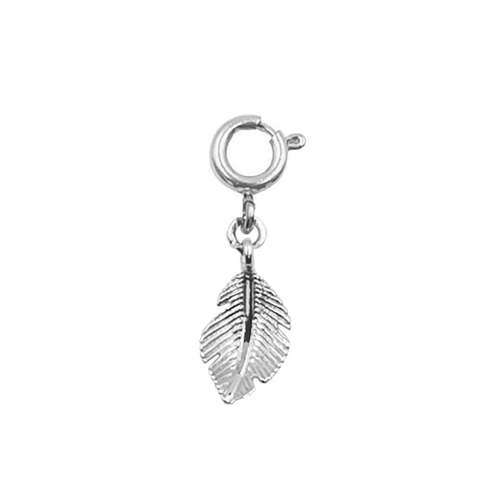 Maker Collection - Silver Leaf Charm (Wholesale)